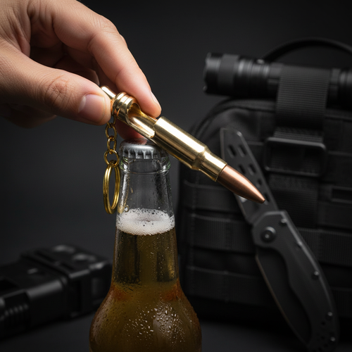 Shield Republic .308 Cartridge Bottle Opener in Action